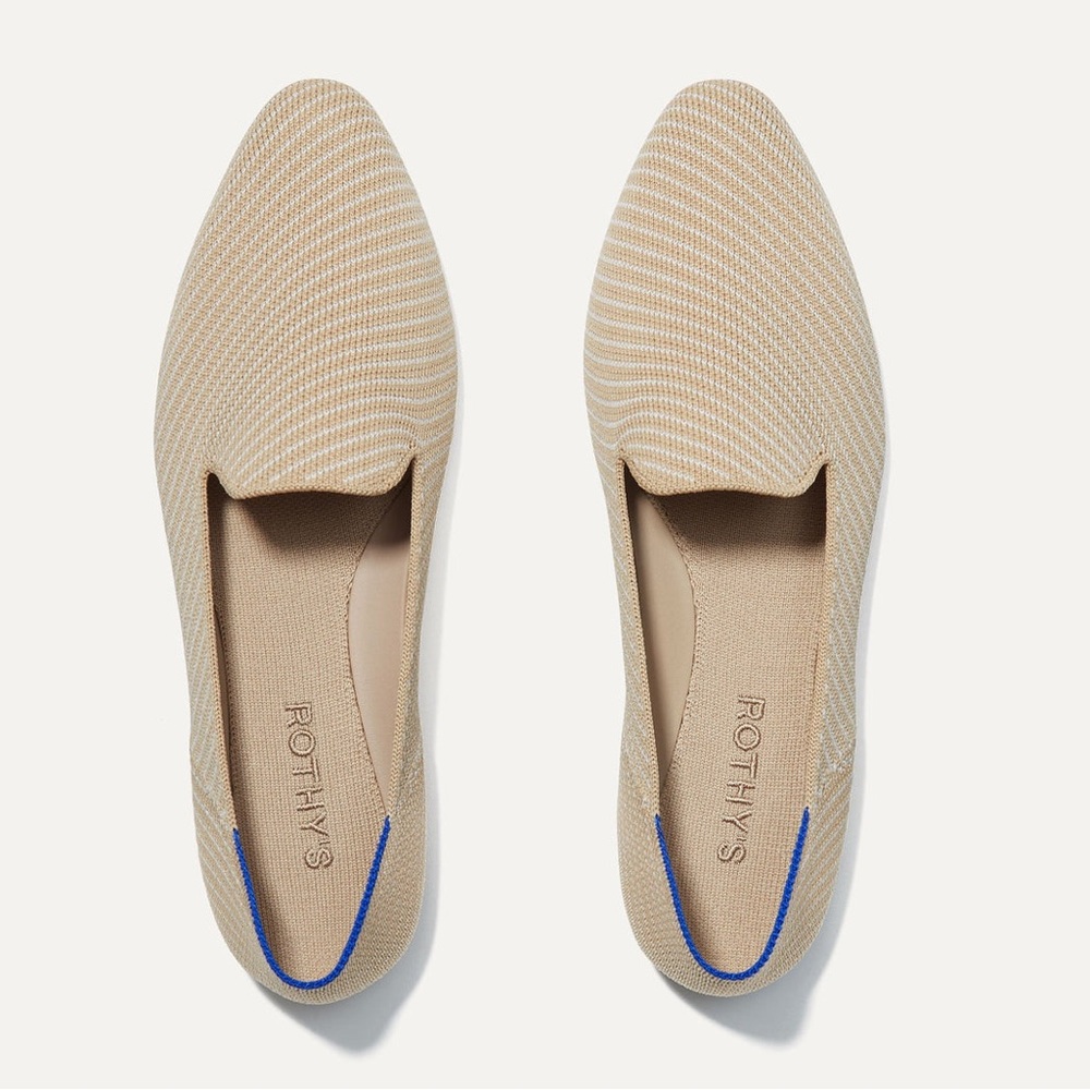 Used Rothy’s Almond Loafer in Chai Twill size 9.5.